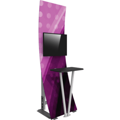 kiosk with monitor