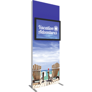 Vector Frame Monitor Kiosk 01 - Single Sided Monitor Mount