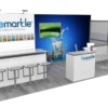 Blue Marble 10x20 Trade Show Booth Exhibit Ideas