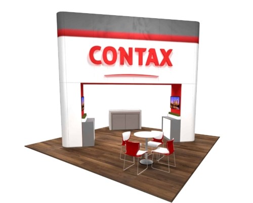 Contax 20x20 Trade Show Booth Exhibit Ideas