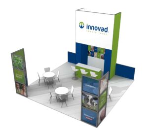 Innovad 20x20 Trade Show Booth Exhibit Ideas