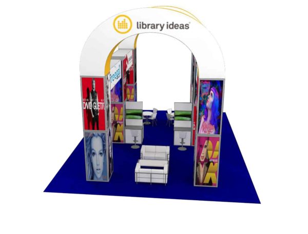 Library Ideas 30x40 Trade Show Booth Exhibit Ideas