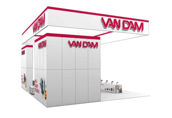 Van Dam 30x40 Trade Show Booth Exhibit Ideas