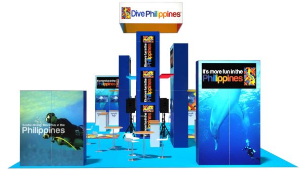 Philippines Tourism 30x50 Trade Show Booth Exhibit Ideas