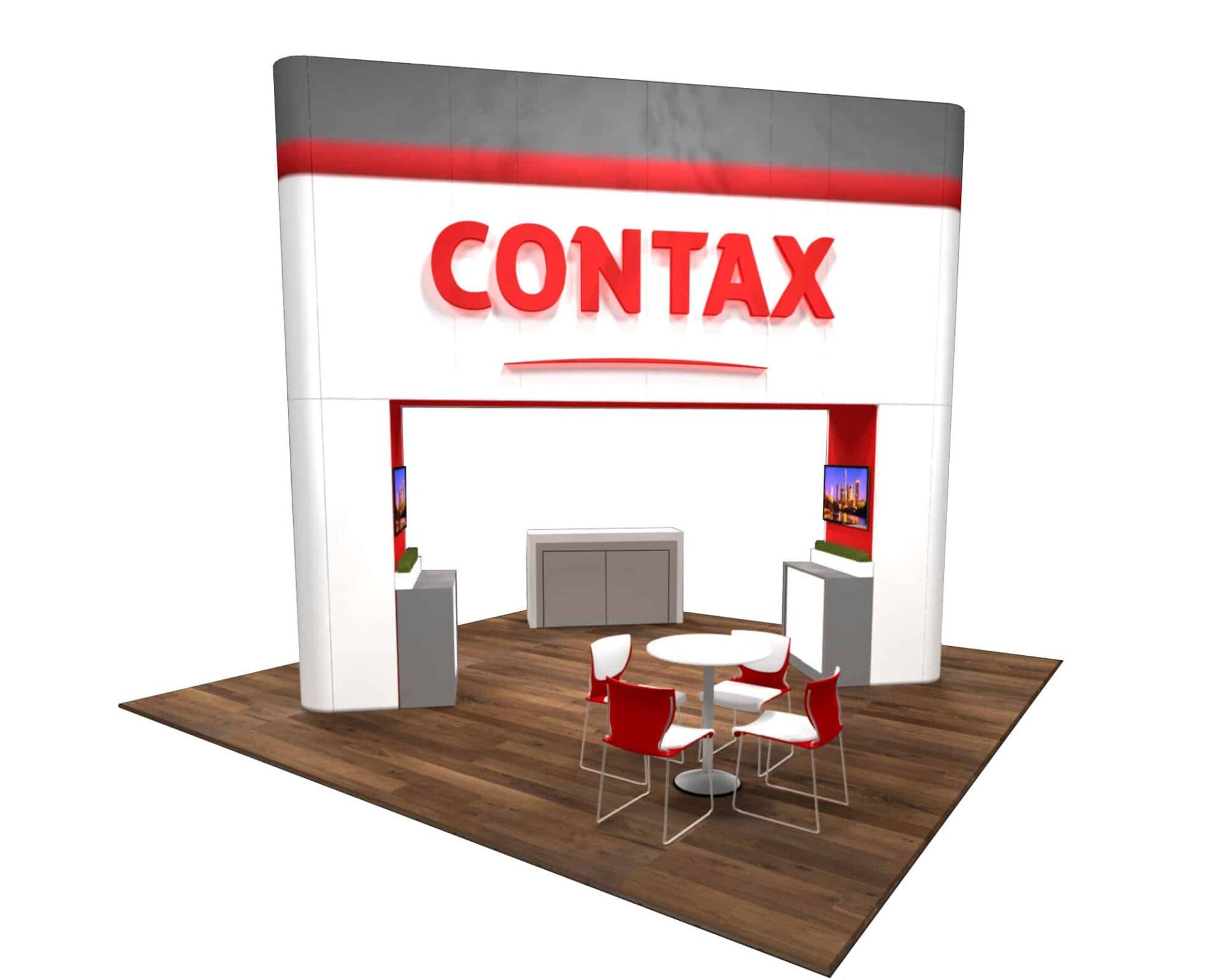 Contax 20x20 Trade Show Booth Exhibit Ideas