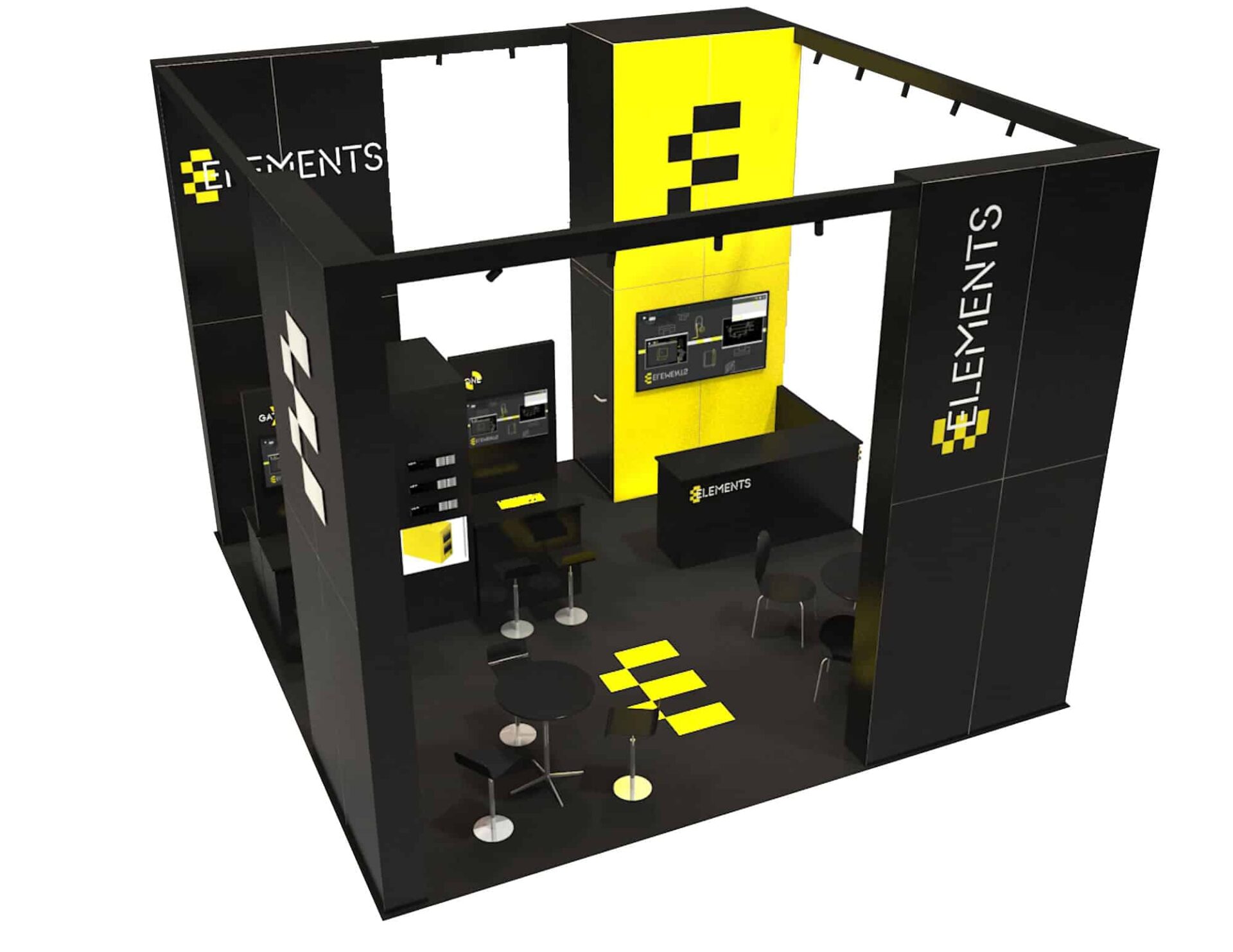 Elements 20x20 Trade Show Booth Exhibit Ideas