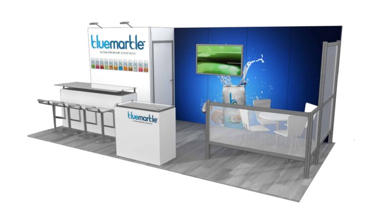Blue Marble – 10×20 Trade Show Booth