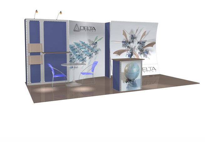 Delta Systems – 10×20 Trade Show Booth