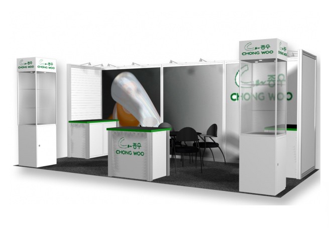 Chong Woo – 10×20 Trade Show Booth