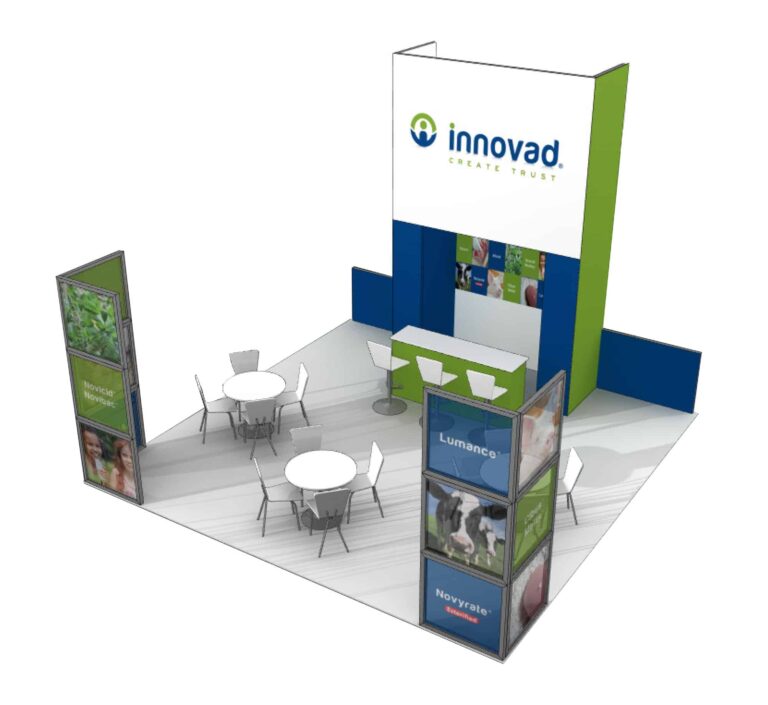 Innovad 20×20 Trade Show Booth
