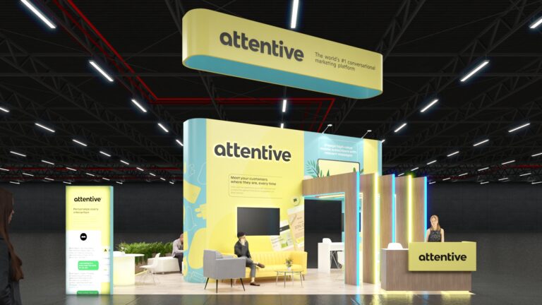 Attentive – 20×30 Trade Show Booth