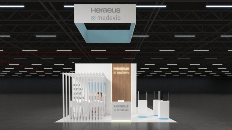 Heraeus Medevio – 20×30 Trade Show Booth