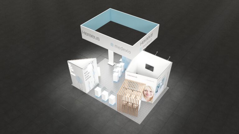 Heraeus Medevio – 20×30 Trade Show Booth