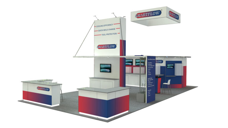 Burger Brown – 20×40 Trade Show Booth