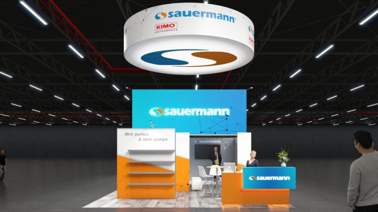 Sauermann – 20×40 Trade Show Booth