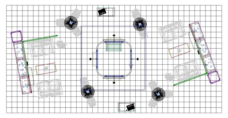 TekniPlex – 20×40 Trade Show Booth Floorplan