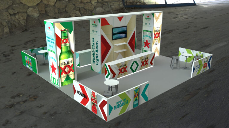 Heineken – 30×30 Trade Show Booth