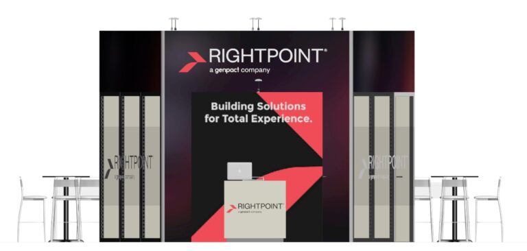 RightPoint Alturas – 30×30 Trade Show Booth