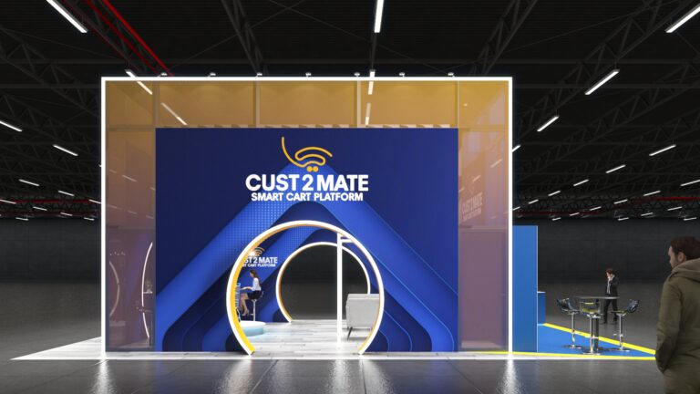 Cust2Mate – 30×40 Trade Show Booth
