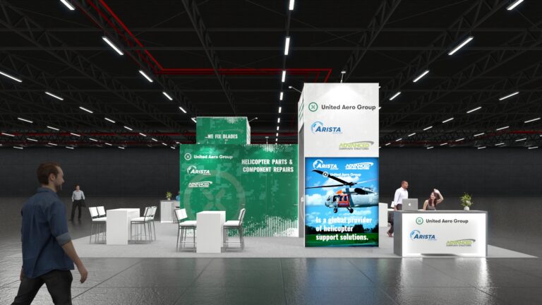 United Aero Group – Larger Trade Show Booth