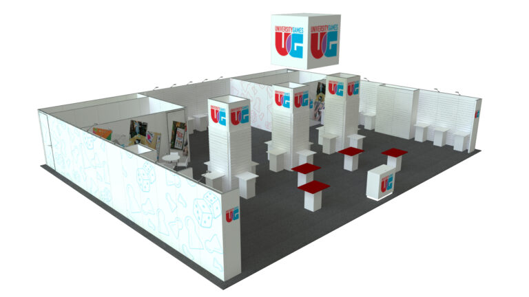 University Games – Larger Trade Show Booth