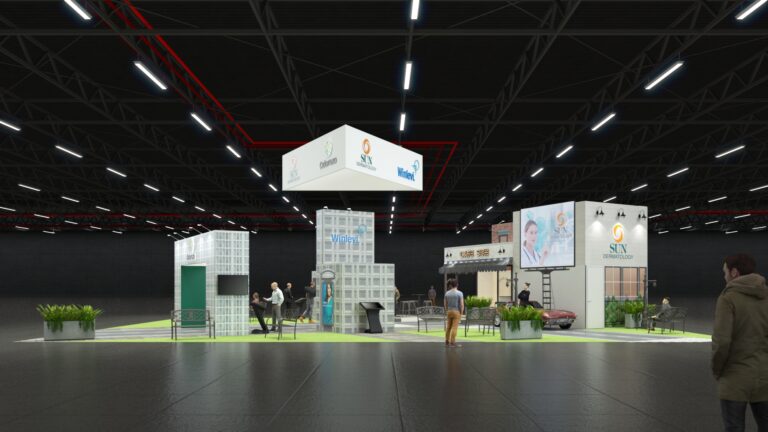 Sun Pharma – 50×70 Trade Show Booth