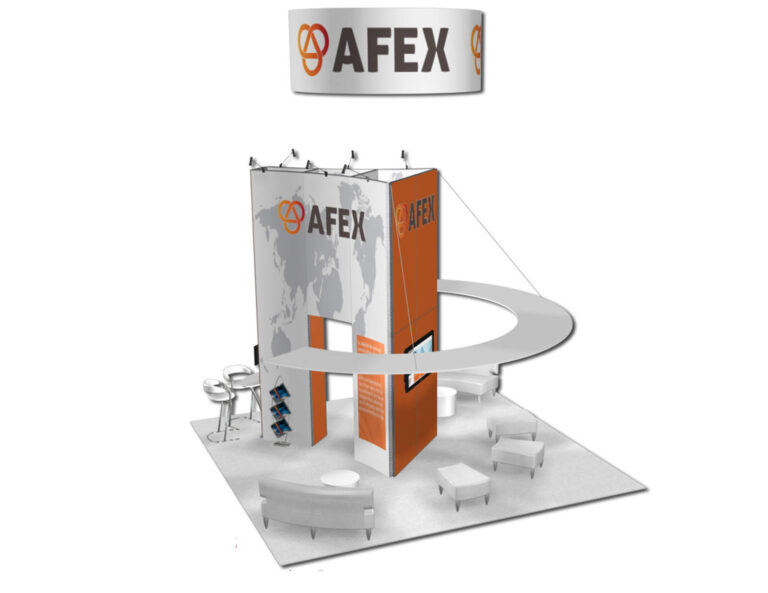 Afex – 20×20 Trade Show Booth