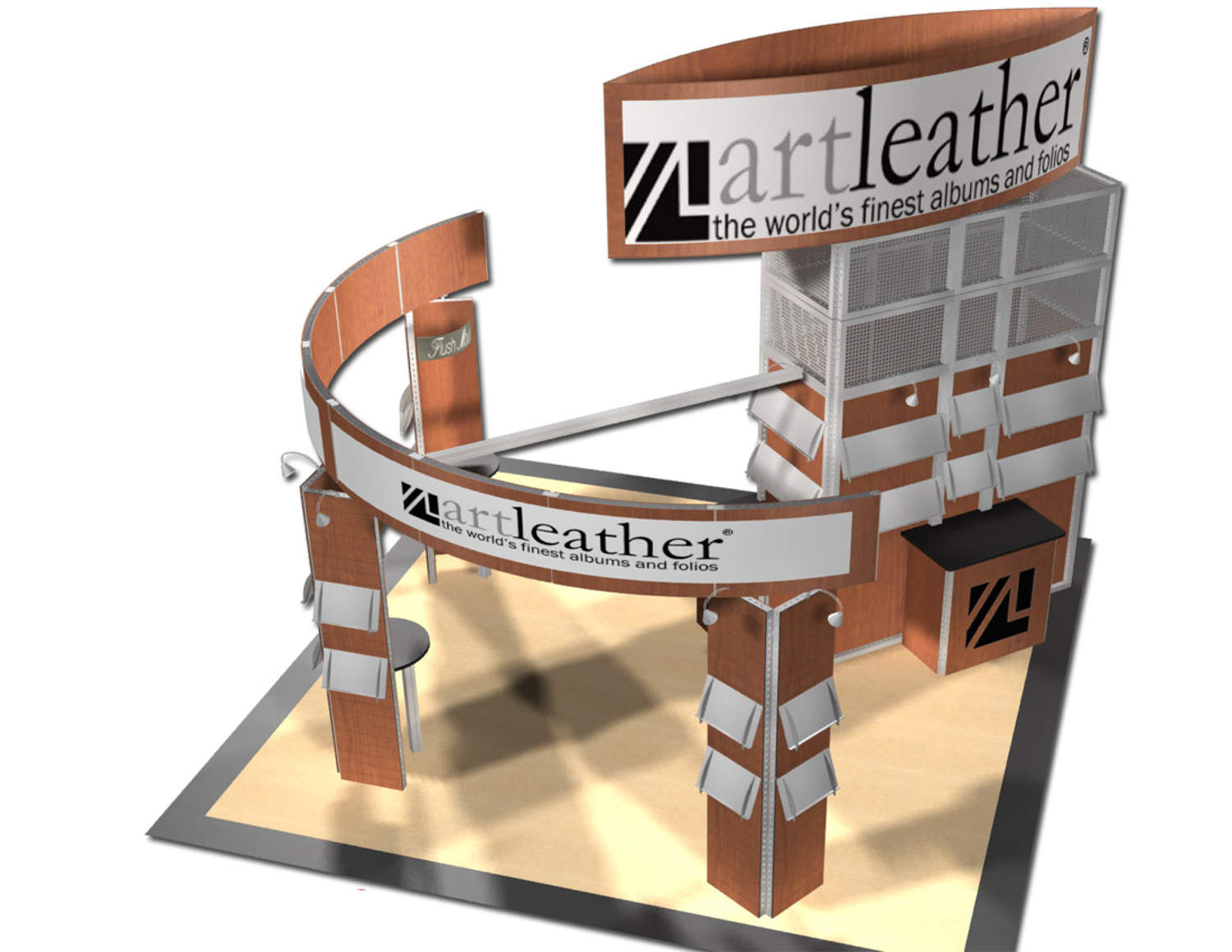 Art Leather – 20×20 Trade Show Booth