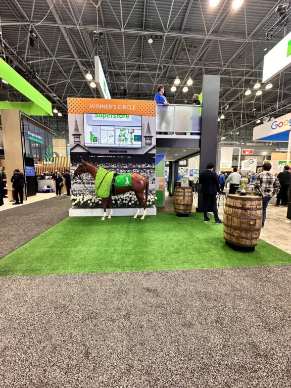 Winners Circle Photo Moment – Trade Show Booth