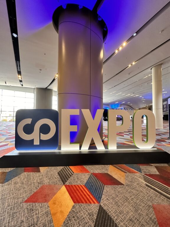 cp Expo Lobby sign