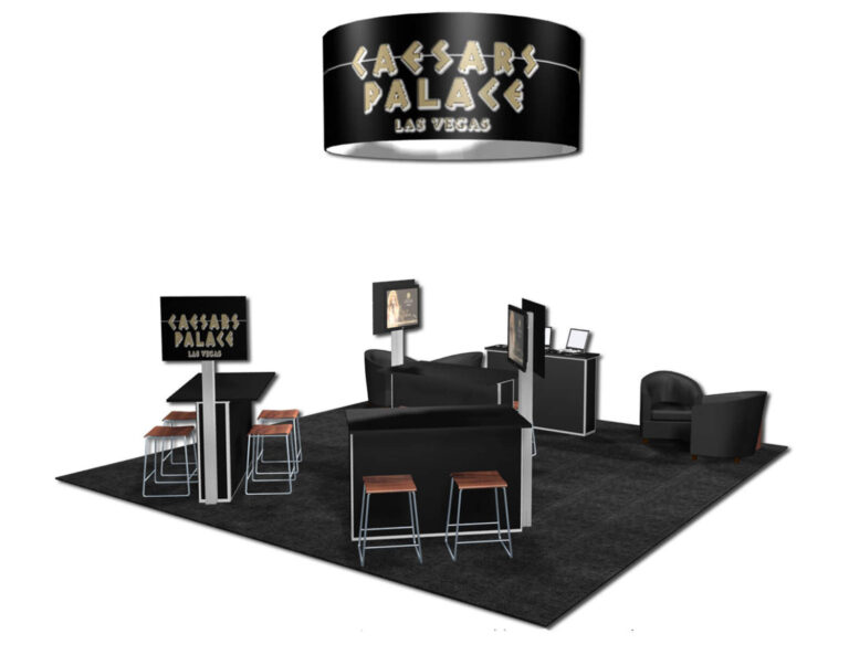 Cesars Palace – 20×20 Trade Show Booth