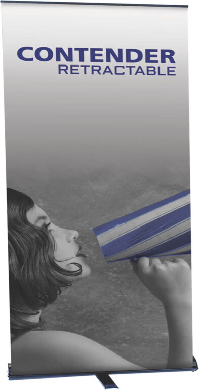 Monster Retractable Banner Stand Base – Black