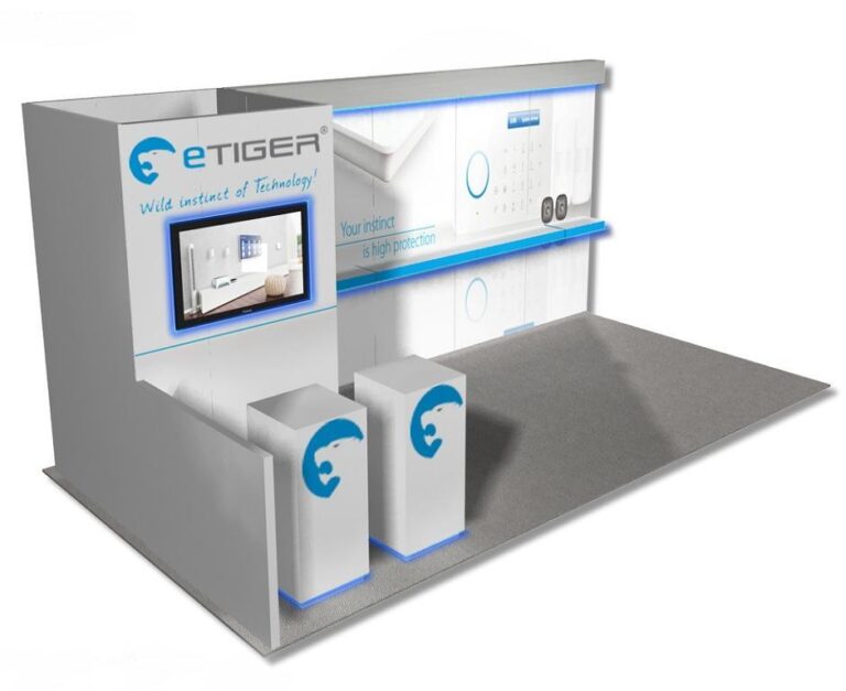 ETiger – 10×20 Trade Show Booth