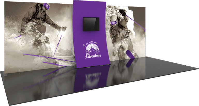 Formulate Designer Series 20ft Fabric Backwall Kit 05 Left 1 1 2