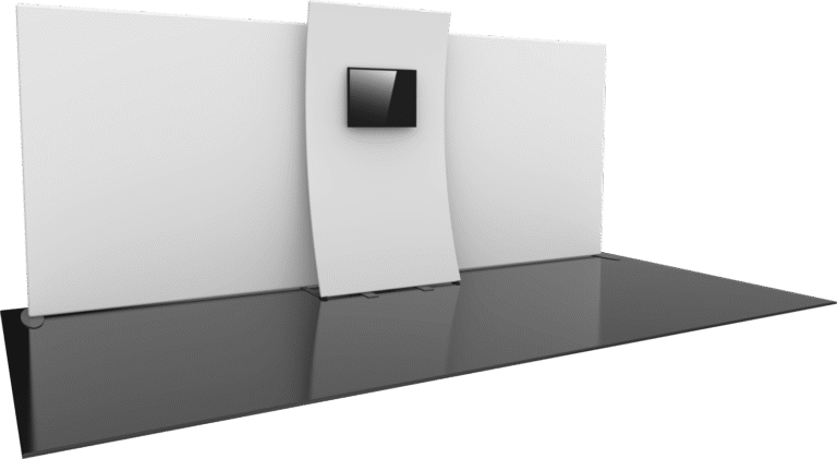 Formulate Designer Series 20ft Fabric Backwall Kit 05 Left Blank 1