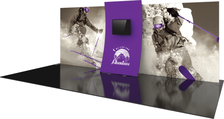 Formulate Designer Series 20ft Fabric Backwall Kit 05 Right 1