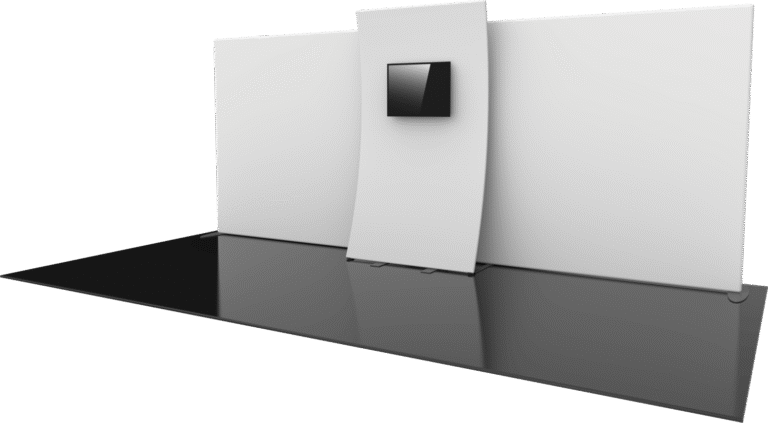 Formulate Designer Series 20ft Fabric Backwall Kit 05 Right Blank 1