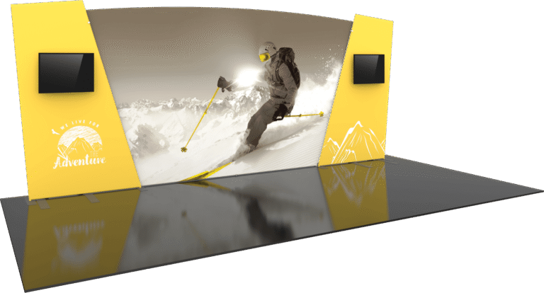 Formulate Designer Series 20ft Fabric Backwall Kit 06 Left 1 1