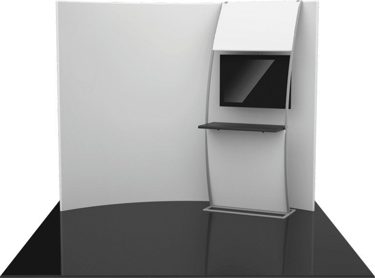 Formulate Master 10ft Hc6 Horizontal Curve Fabric Backwall Front Blank