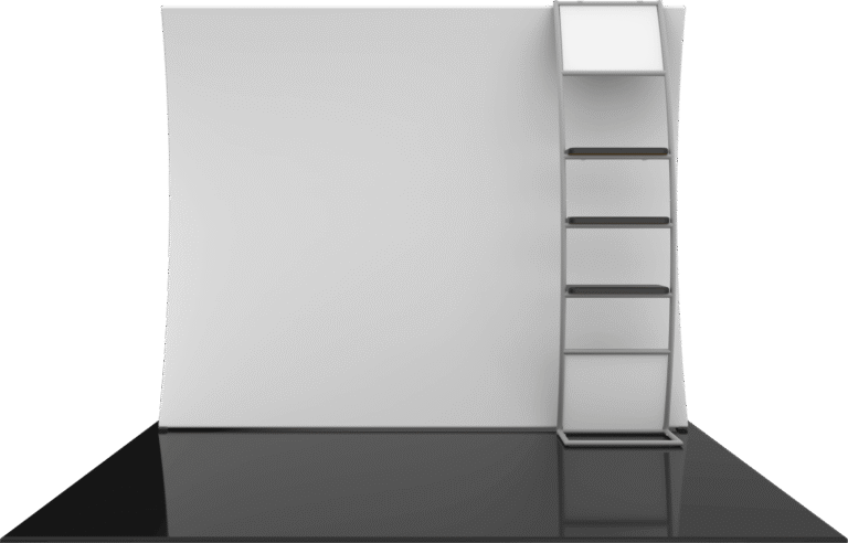 Formulate Master 10ft Vc10 Vertical Curve Fabric Backwall Front Blank 1 1