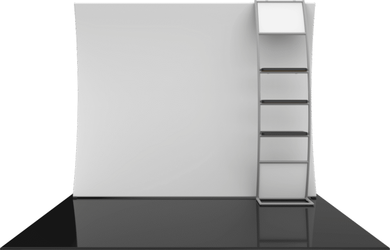 Formulate Master 10ft Vc10 Vertical Curve Fabric Backwall Front Blank 1