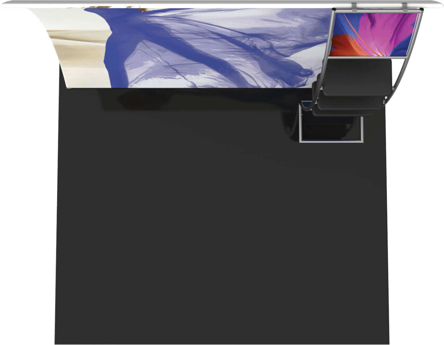 Formulate Master 10ft VC10 Vertical Curve Fabric Backwall