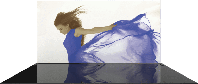 Formulate Master 20ft Straight 10ft Tall Fabric Backwall Front 1