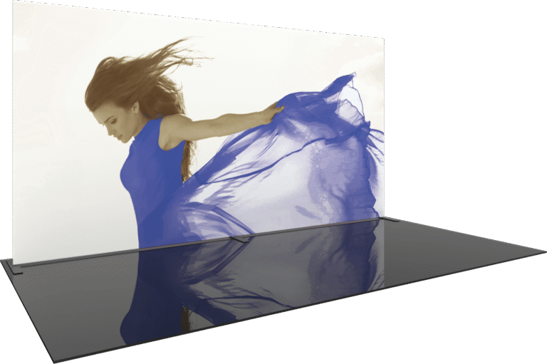 Formulate Master 20ft Straight 10ft Tall Fabric Backwall Left 1 1