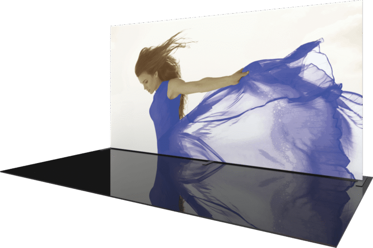 Formulate Master 20ft Straight 10ft Tall Fabric Backwall Right 1