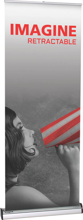 Imagine Retractable Banner Stand Base – Silver