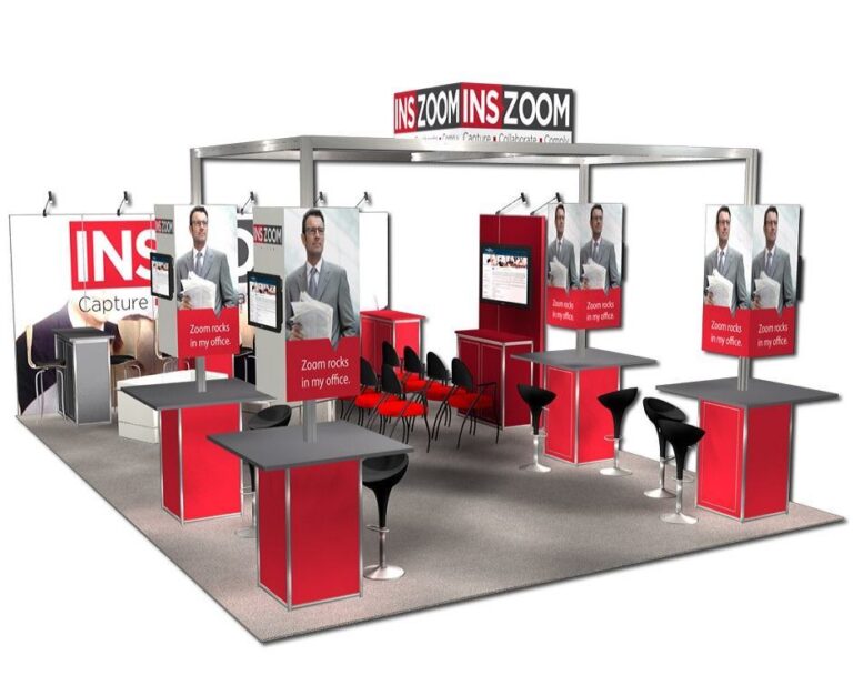 Ins Zoom – 20×30 Trade Show Booth