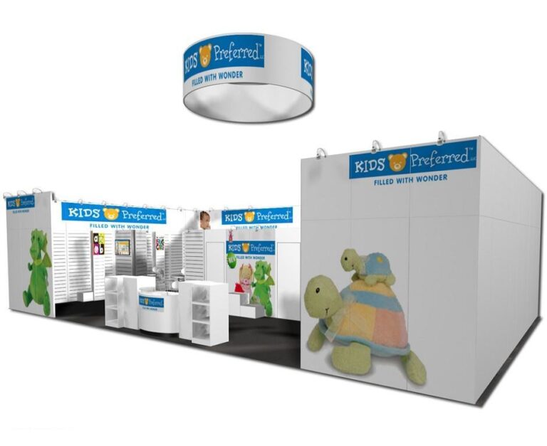 Kids Preferred – Larger Trade Show Booth