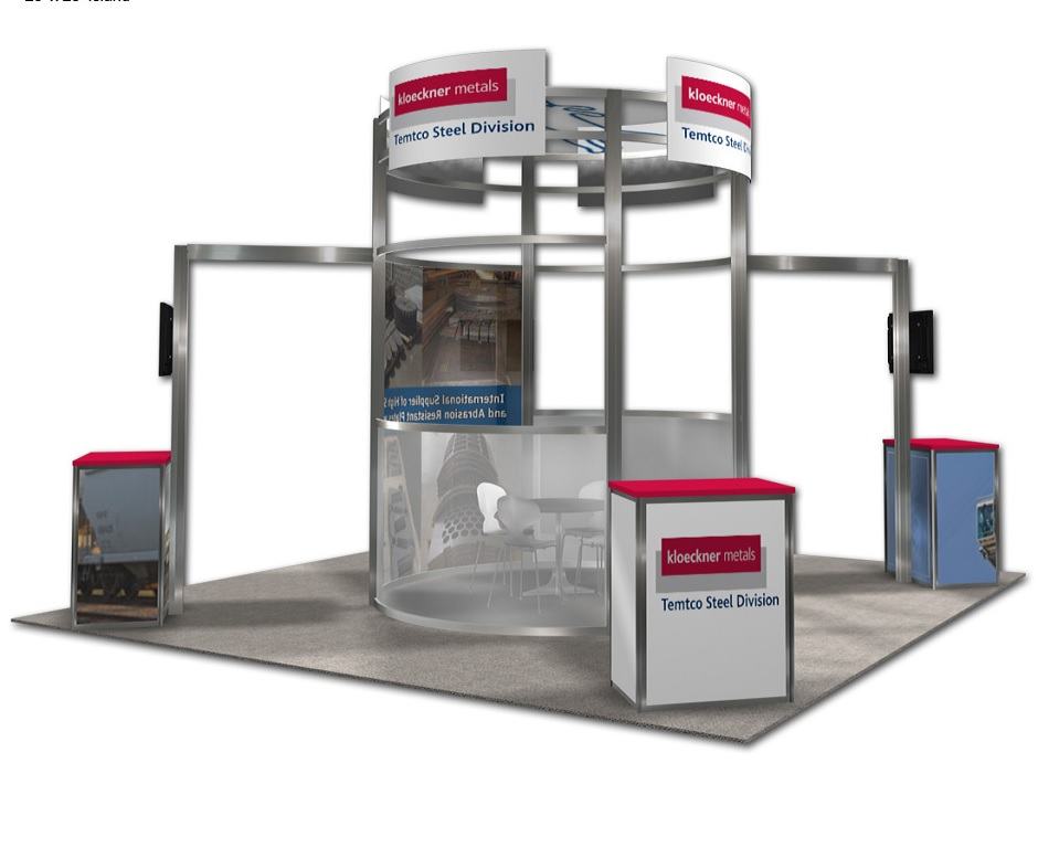 Kloeckner – 20×20 Trade Show Booth