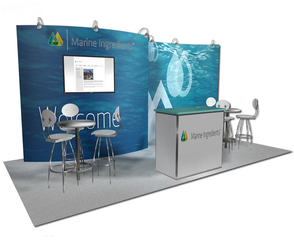 Marine Ingredients – 10×20 Trade Show Booth